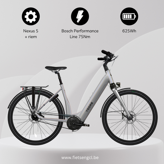 YOORS Spectrum NEX 625 - maat 50 - rainbow silver gloss