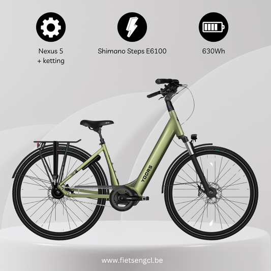 YOORS Spectrum SH Nexus+ - maat 45 -avocado green