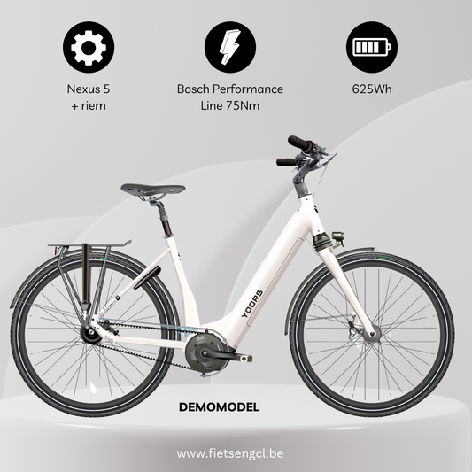 DEMOFIETS: YOORS Spectrum NEX 625 - maat 45 - wit