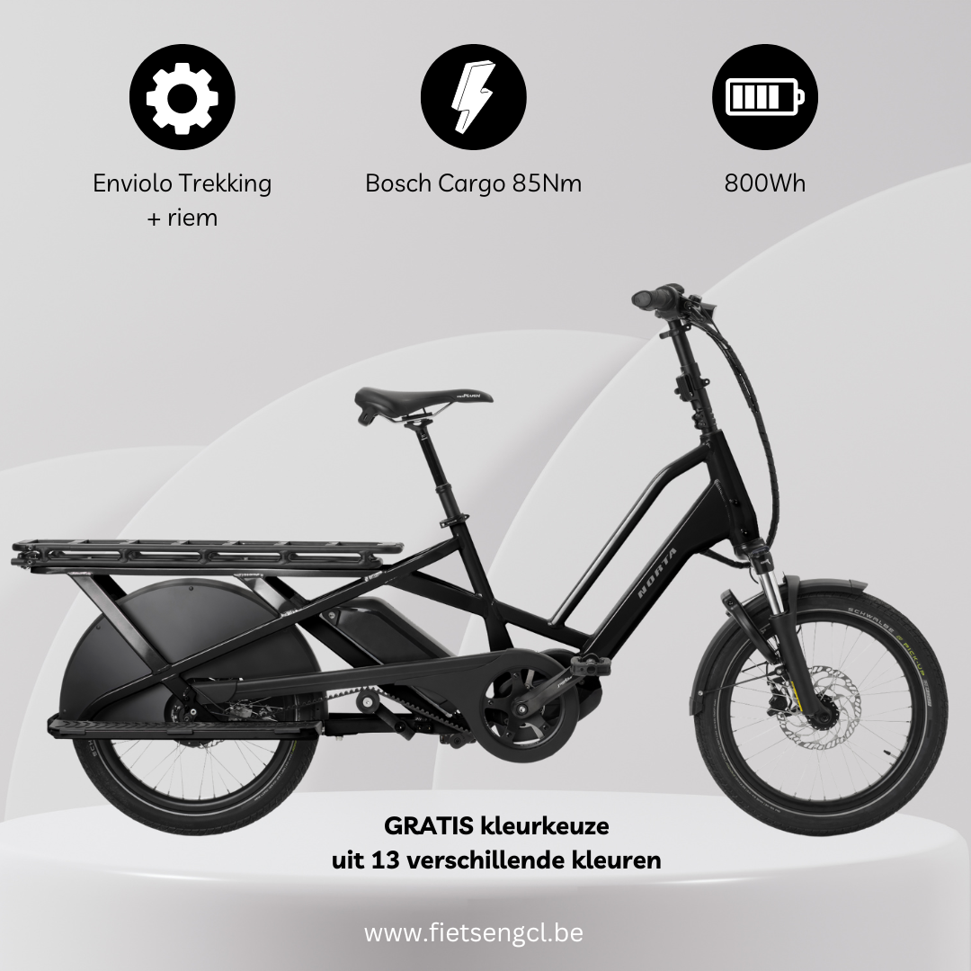 Elektrische longtail cargofietsen