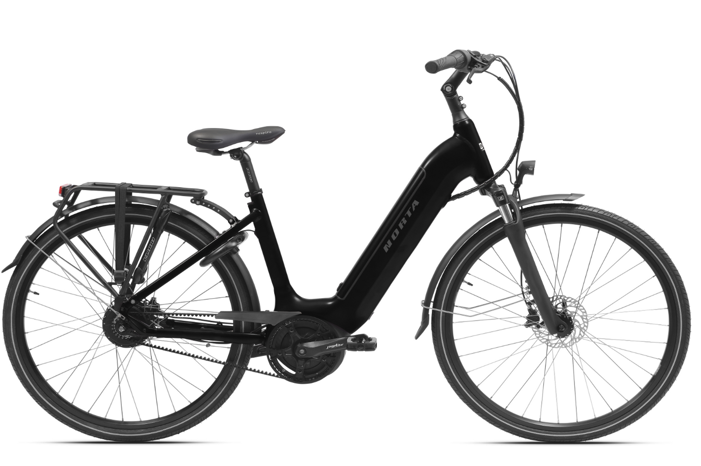 LAATSTE STUK - NORTA B3040 - maat 48 lage instap - kleur: black gloss